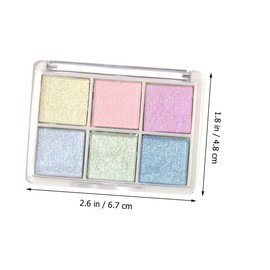 MERRYHAPY 1 Box Metallic Nail Art Glitter Powder Color for Nail Decorations Easy Application for Home Use