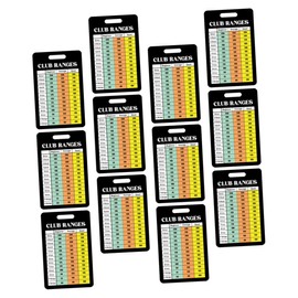 jojofuny 12sheet Golf Scorecards and Distance Chart Golf Distance Tracking Cards Font for Easy Reading in Sunlight for All Skill Levels