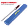 Azhou 12" Professional Knife Sharpener Steel Rod - T12 Carbon