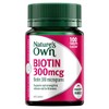 Nature's Own Biotin 300mcg 100 Tablets