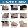H.VERSAILTEX Super Stretch Recliner Cover Recliner Couch Covers Recliner Chair