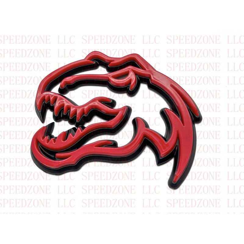 Factotum PAIR Dinosaur T-Rex TRX Emblem Badge fits Dodge Ram