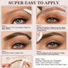LOPHE 25 Piece Eyebrow Powder Set, 1 Step Brow Stamp