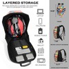 LED Backpack Laptop Bag Motorcycle Riding bag, Hard Shell LED