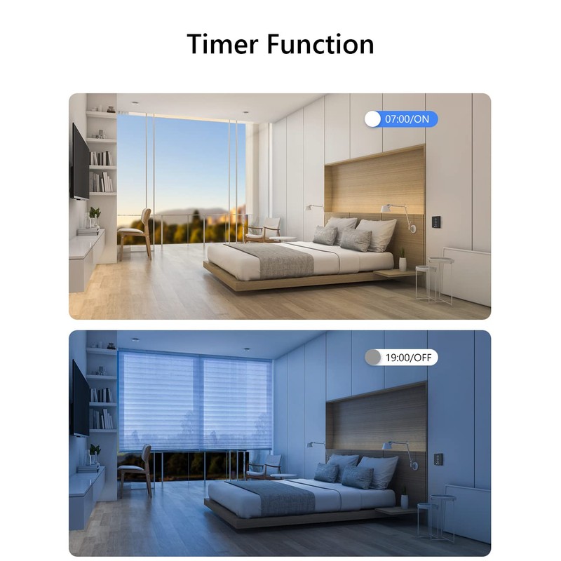 WiFi Roller Shutter Switch, Etersky Smart Blinds Switch with Touch