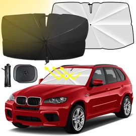 Auto Sonnenschutz Frontscheibe 140x80 +2 Sonnenschutz Auto Baby Innen Faltbare Windschutzscheibe Sonnenblende Frontscheiben Car Sun Shield Gladeshade Shade Auto-Sonnenschutz Hitzeschutz Sonnenschein