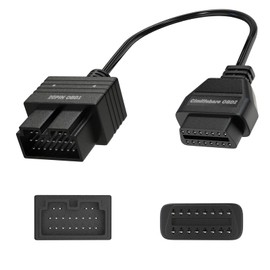 20 Pin OBD1 to 16 Pin OBD2 Adapter Cable for Older Kia Before 2001 Vehicles,OBD1 to OBD2 Convertor Adapter Cable for Older Kia Diagnostic Scanner 20 Pin Connector