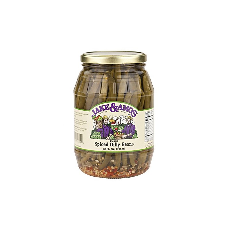 Jake & Amos Pickled Spiced Dilly Beans 32 Oz. (2