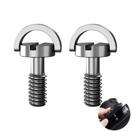 Pack of 2 1/4 Inch Screws, Inch Screws for Tripods, 1/4 Inch Screw Camera, Camera Screw, Stainless Steel, for Camera Screw, Monopod, Tripod, Quick Release Plate