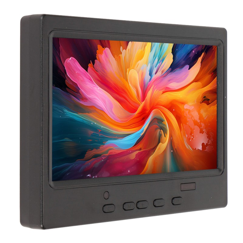 7 Inch Portable Monitor 1024x600 Supports HD Multimedia Interface VGA