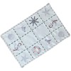 Raebel Tablecloth Table Runner Table Cloth Maritime Embroidery Wool White