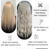 Hetto Blonde Weft Real Hair Extensions, Remy Weft Extensions, Real