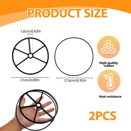 YENOVO 271148 Diverter Spider Gasket and 271151 O-Ring Kit Compatible with Pentair 2-Inch Pool & Spa Multiport Valves, Fits TM22 261185, SM20 261055, 261152, Side and Top Mount Valve Replacement Parts