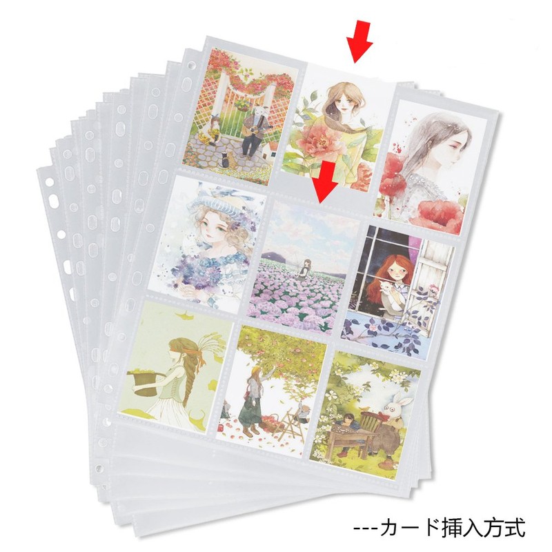 WSKTOP Trading Card File, Supports 2 Holes, 3 Holes, 4