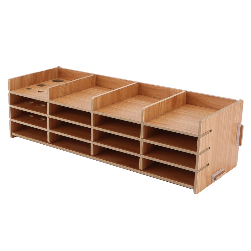 Rhinestone Drawing Tray Easy Install MultiLayer Synthetic Wood Storage Organizer