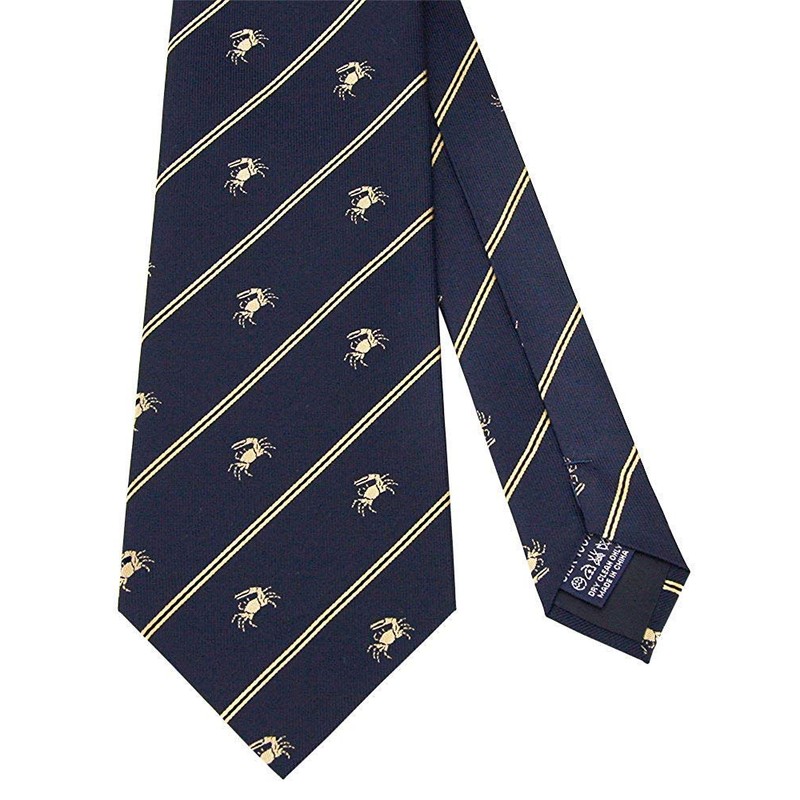 [COLORATA] Carolata Sea Life Pattern Necktie (100% Silk / Jacquard