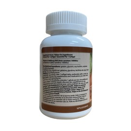 Beta-Carotene 10000iu 250s [1 bottle] by Total Natural, Vision Care, Eyes Health, Improve Vision, Antioxidant