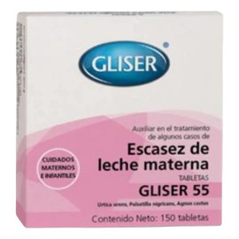 Gliser 55 Escasez De Leche Materna (2 Pzas)