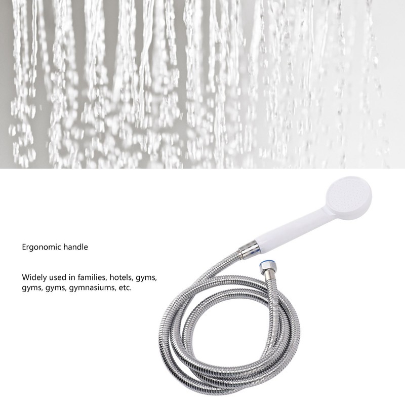Handheld Showerhead ABS Thicken White Baking Paint Hand Shower Sprayer