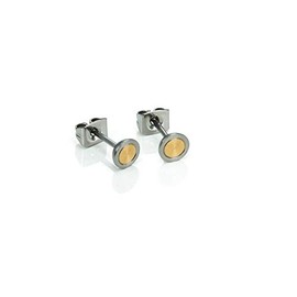 Boccia Women's Stud Earring Titanium Bico Sat 054102
