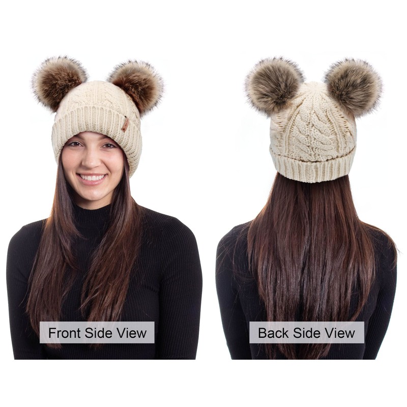Arctic Paw Winter Hats for Women Beanie for Women Cable