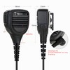 TechSide 2 Pin Midland Waterproof Shoulder Speaker Microphone + 3.5