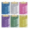 Mabta Acrylic Office Clipboard Glitter File Clipboard Writing Tablet 4x6Inch