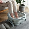 Foldable Acupressure Foot Spa Tub for Home Relaxation Acupressure Folding Foot Spa Blue 10ea