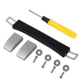 SHANOER Luggage Handle Replacement Part Suitcase Pull Handle 15.5 cm Black Plastic