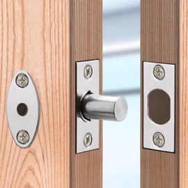 2 Pack Mortice Door Bolts with Star Key, Star Key Lock Internal Flat Door, Anti-Theft Security Door Rack Bolts for Enhanced Security of Windows and Doors