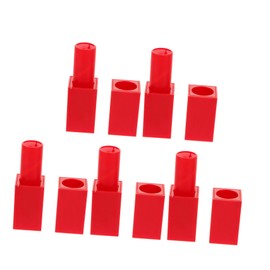 Mikinona 5pcs Magnetic Empty Lipstick Tubes Refillable DIY Lip Balm Containers Portable Lipstick Holder for Travel 10ml Capacity for Makeup Lovers