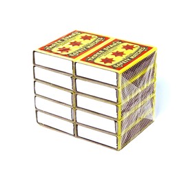 Swedish Match, Three Stars Safety Matches, 10 pack