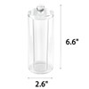Acrylic Cotton Rounds Holder with Lid for Vanity, Facial Makeup