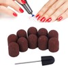 Pack of 10 Nail Dedicated Head Sanding Cap Polisher Sand