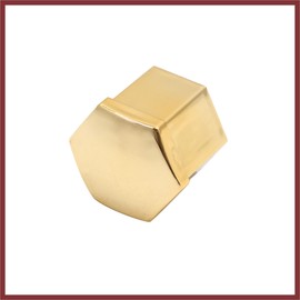 HEROFFIX 20pcs Gold Tone 21mm Car Wheel Lug Nut Cap Tyre Hub Screw Bolt Dust Cover Replace Parts