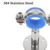 DAJAVE 6 Pack 304 Stainless Steel Wall Mount Ceiling Mount