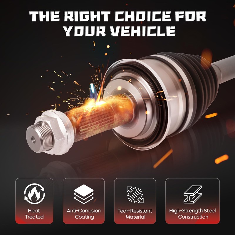 Front CV Axle Shaft Assembly 2.0L 2.5L Fits for Subaru