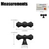 Coinkoly 10 Pack Matte Black Cabinet Knobs Single Hole T