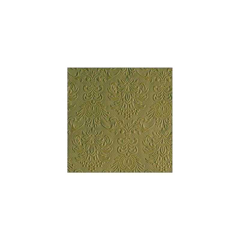 Ambiente Napkin Elegance Olive Green - 15 Napkins per Pack,