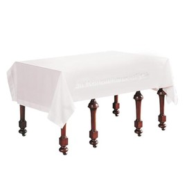 Trinity Church Supply in Remembrance of MeCommunion Table Cloth Catholic Church Supplies Indoor Outdoor Party Table Cloths, 86 Inch x 50 Inch