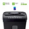 Aurora High-Security 6-Sheet Micro-Cut Paper Credit Card Shredder with 3.5-Gallon