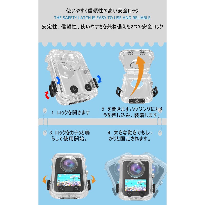 Taoricup for DJI Osmo 360 Waterproof Case Waterproof Housing Protective