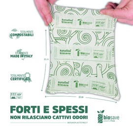 Hundebeutel, 120 umweltfreundliche Beutel, kompostierbar, biologisch abbaubar, für die Sammlung von Hundenacken, dick, strapazierfähig, hinterlässt keine aktiven Gerüche, Größe 23 x 30 cm, Dicke 17 my