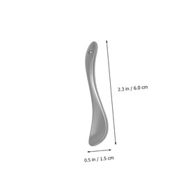 NOLITOY 3pcs Face Cream Scoop Makeup Spoons Facial Cream Scoop Face Massage Stick Cosmetics Spoon Spatula Cosmetics Scoop Facial Mask Spoon Facial Beauty Scoop Skincare Spatula Zinc Alloy