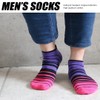 Box408 Men's Ankle Socks, Set of 10, Shorts, Colorful Design,