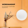 Alipis White Spherical Textured Lampshade Ceiling Lampshade for Living Room