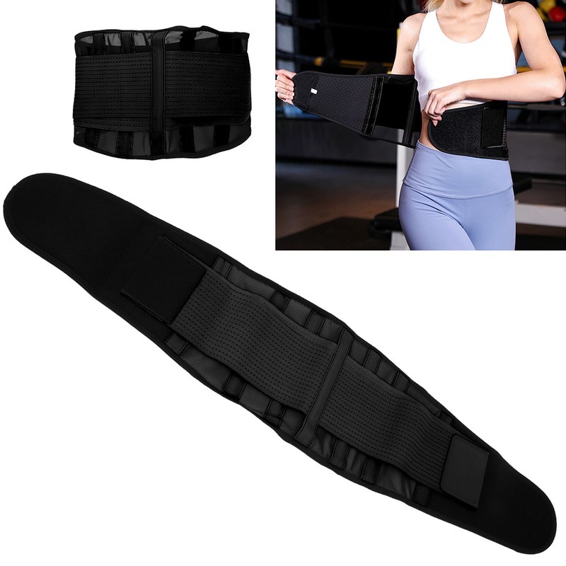 Breathable Mesh Support Exercise Belt Fitness Waist Training Gym for