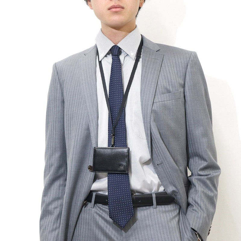 [Porter Yoshida Bag] Porter Plum ID Pass Holder (179-03878) Black