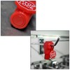 100pcs Red Plastic Stop Locks Anti Theft Peg Hook Locks