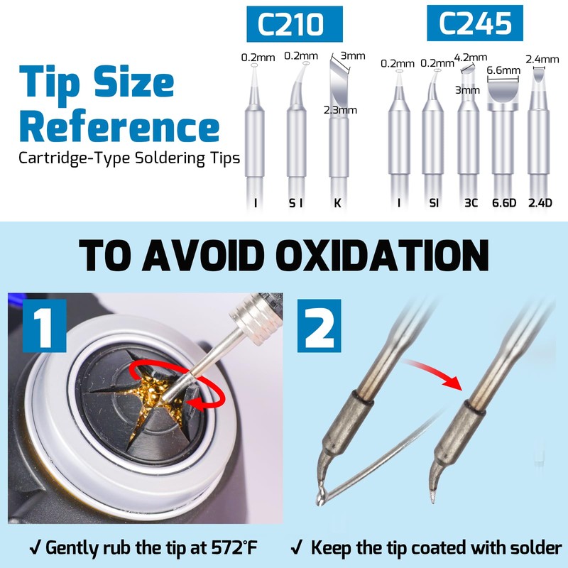 WEP 982-V Micro Soldering kit with 5 C245 Soldering Iron